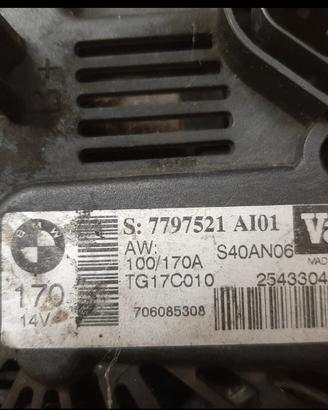 alternatore BMW e60 2006 231 cv