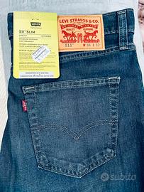 Jeans Uomo Nuovi LEVI’S 511, taglia W34 L32