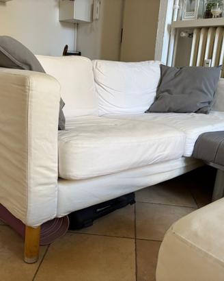 Divano letto IKEA  Beddinge + Divano IKEA + Pouf