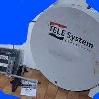 Parabola satellitare decoder telecomando