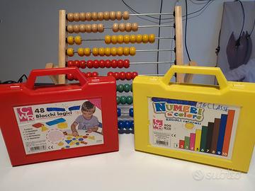 Pallottoliere + Valigette Regoli e Figure Logiche