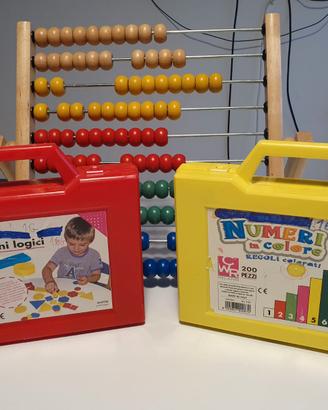 Pallottoliere + Valigette Regoli e Figure Logiche