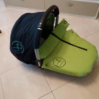 trio, ovetto, navicella, passeggino e borsa 