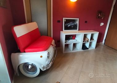  Fiat Nuova 500 divanetto arredamento 