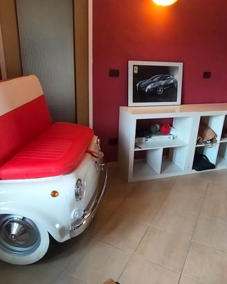  Fiat Nuova 500 divanetto arredamento 