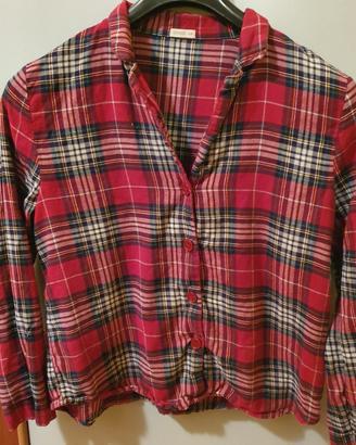 Casacca OYSHO pigiama da donna a quadrettoni tg.M