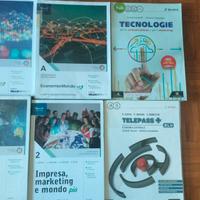 Lotto libri scolastici indirizzo tecnico economico