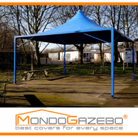Gazebo Wind Pluvio 5x5 gronda fisso NUOVO acciaio