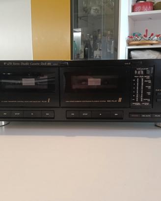 Teac W-470 double cassette deck