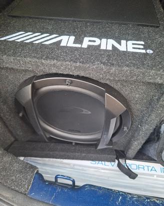 subwoofer alpine attivo 