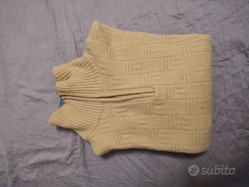 Maglione giallo con girocollo Taglia M