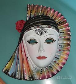 maschera veneziana ceramica