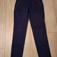 pantaloni blu donna guess taglia 27