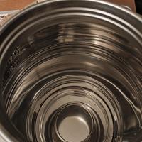 Contenitore Fusto Bidone Acciaio Inox 50 litri