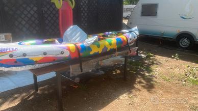 Kayak canoa gonfiabile in PVC