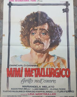 manifesto cinema Mimi Metallurgico 1972vintage
