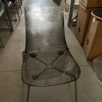 1 Sedia Softline policarbonato fumè trasparente