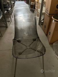 1 Sedia Softline policarbonato fumè trasparente
