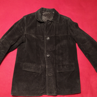 Giacca vera pelle e viscosa uomo Taglia 50 Italy