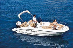 Barqa q20 + honda bf40 e sporty white