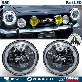 FARI LED Anteriori Per FIAT 850 Angel OMOLOGATI