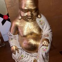 Statua Buddha dorato decorativo – stile orientale