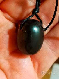 Ciondolo in Shungite  burattata