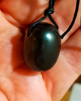 Ciondolo in Shungite  burattata