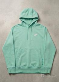 Felpa Nike Sportswear Club Fleece Verde Acqua S