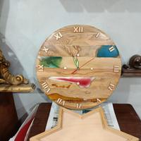 orologio da parete in legno