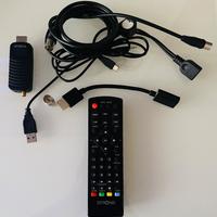 Mini decoder DVB-T2.