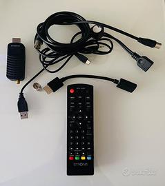 Mini decoder DVB-T2.