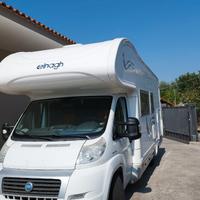 Camper mansardato con garage elnagh prince 46