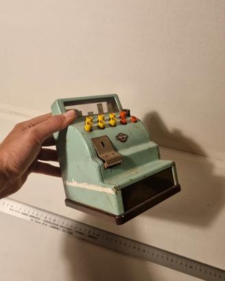 Registratore di cassa giocattolo vintage "Tommasi"
