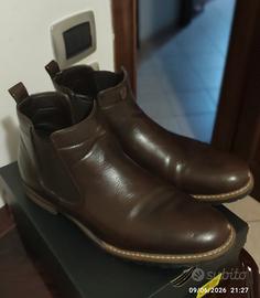 Stivaletti modello "Chelsea" da uomo in pelle N°44