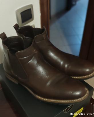 Stivaletti modello "Chelsea" da uomo in pelle N°44