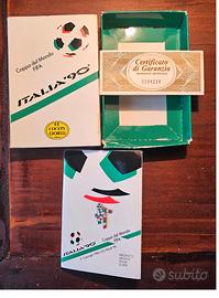 Spilla Italia 90 Argento con Certificato