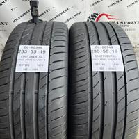 2 PNEUMATICI 235/55 R19 CONTINENTAL ESTIVE 90%