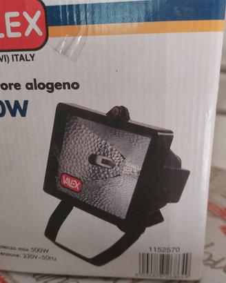 Proiettore alogeno 500 watt valex