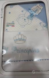 set 4 pezzi lenzuola più coperta in cotone 