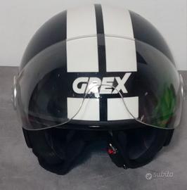 Casco Jet scooter/moto Grex nero