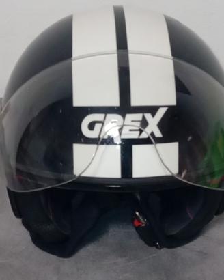 Casco Jet scooter/moto Grex nero