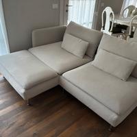 Divano IKEA SÖDERHAMN 2 posti con chaise-longue