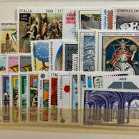 Francobolli Repubblica Italiana 1989