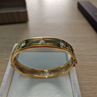 Bracciale oro 18 kt e diamanti