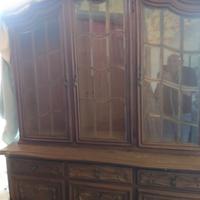 Mobile soggiorno anni ’80 in legno massello