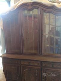 Mobile soggiorno anni ’80 in legno massello