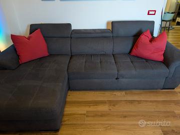 divano letto con penisola 