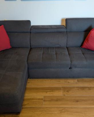 divano letto con penisola 
