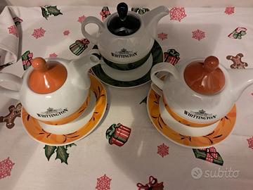 3 set  Tea for one Whittington in porcellana 